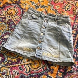 Hand embroidered skirt